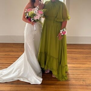 Mac Duggal Green Gown